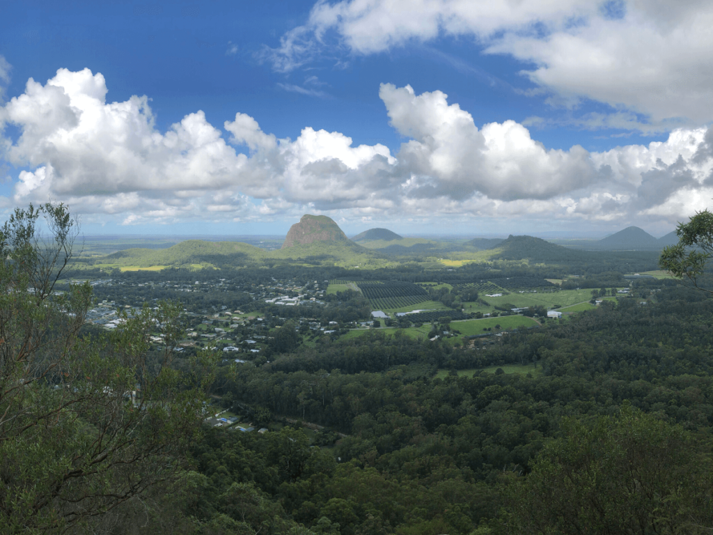 Mount Ngungun in Glass House Mountains