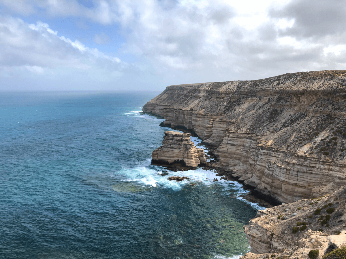 Island Rock Kalbarri in zuiden van Kalbarri
