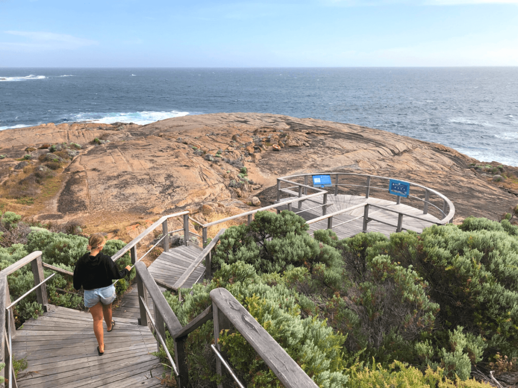 Cape Leeuwin Lighthouse lookout in Augusta