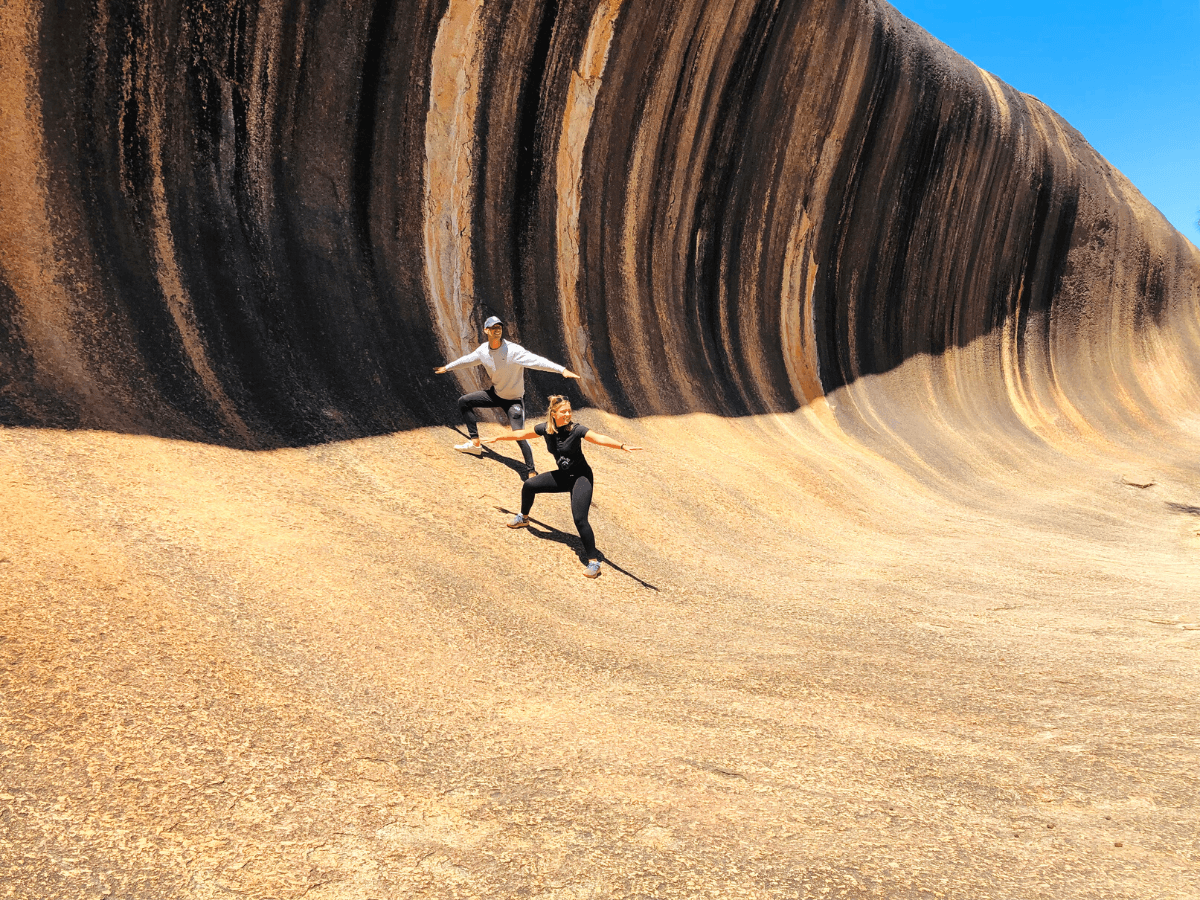 surfen wave rock hyden in outback australie
