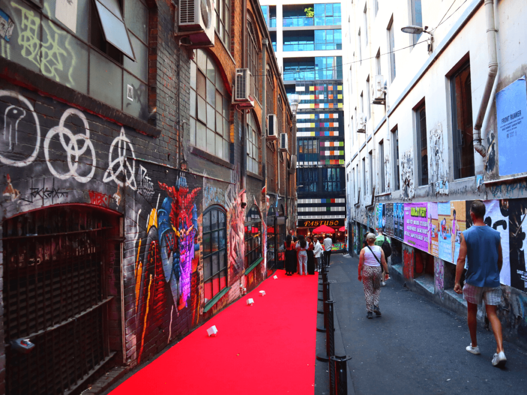 cherry bar in CBD Melbourne in victoria aan de zuidkust in australie