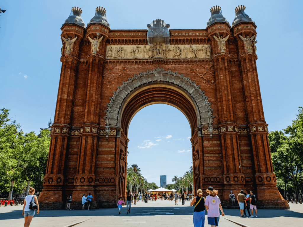 Arc de Triomf in Barcelona