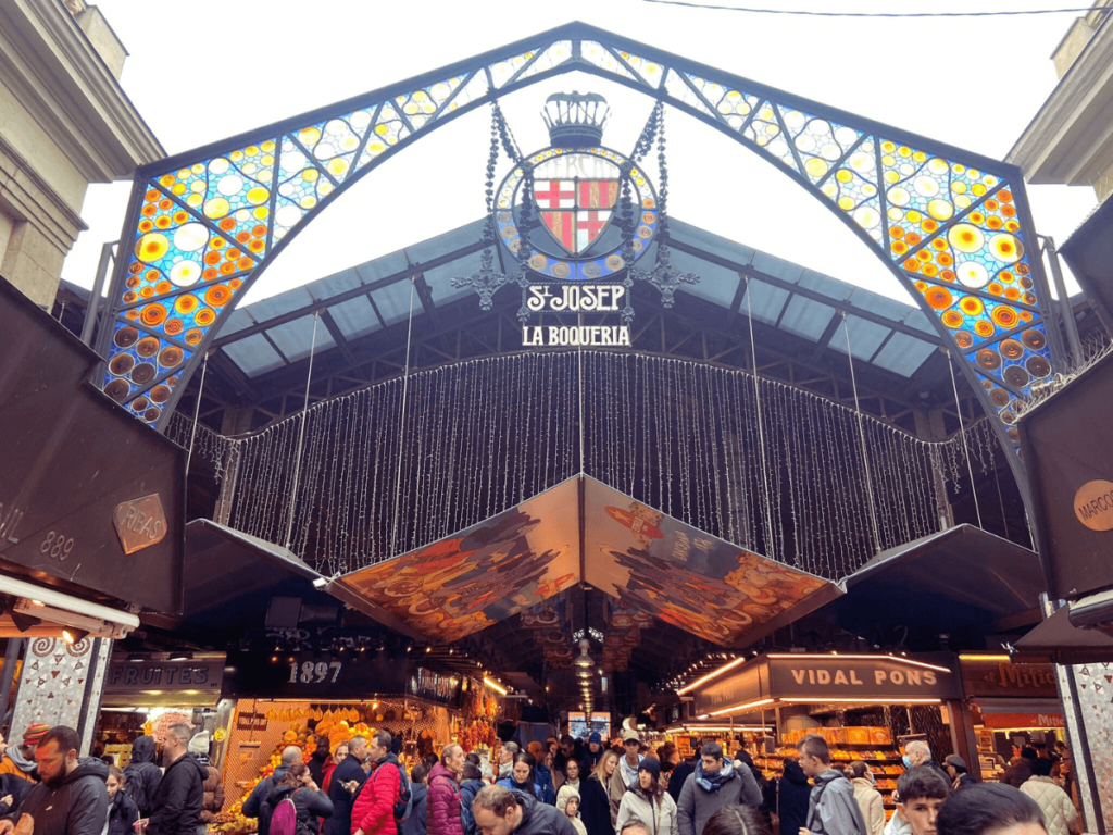 Mercat de la Boqueria voorkant